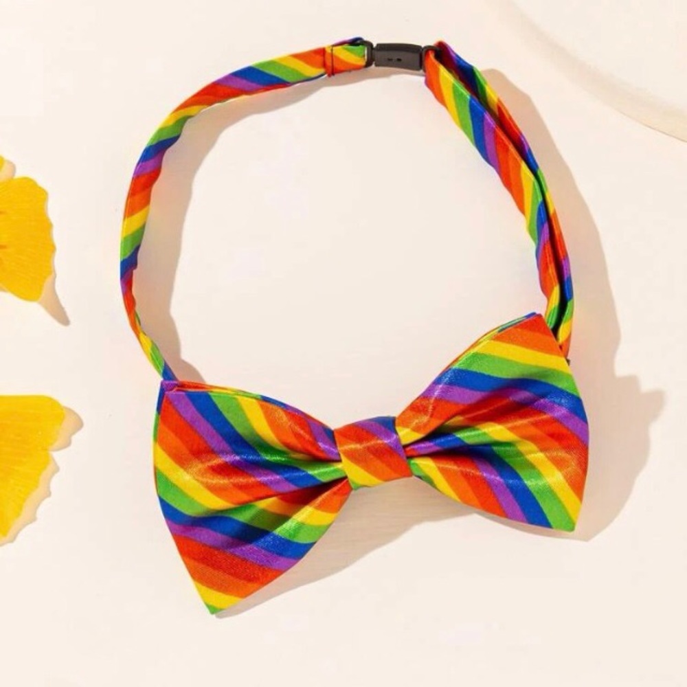 🏳️‍🌈 LGBTQ+ Rainbow Unisex BowTie NWT